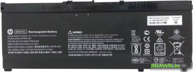 Аккумуляторы для ноутбуков HP SR04XL - фото