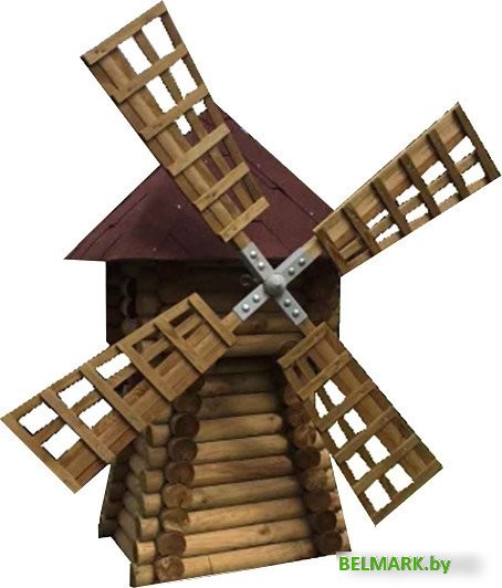 Украшение для сада Массив-Древ Мельница №1 700x700xH1400 - фото