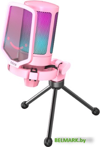 Микрофон FIFINE A6V (розовый) - фото