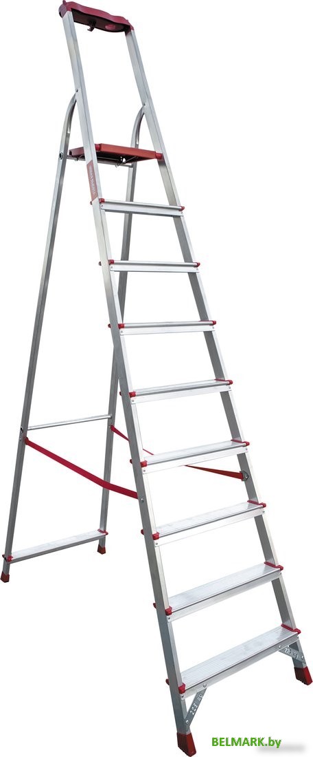 Лестница-стремянка Новая высота NV 3115 3115110 с органайзером (10 ступеней) - фото