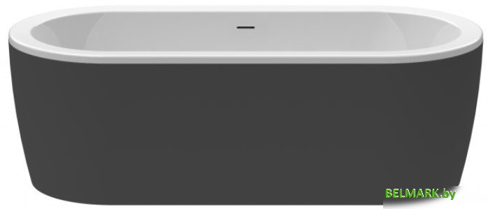 Ванна Cezares Slim Central-180-80-60-NERO-SET - фото