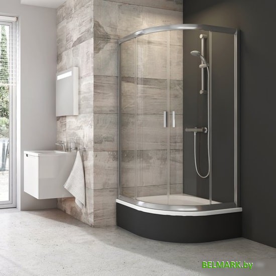 Душевой уголок Ravak Blix BLCP4 SABINA 80x80 (серебристый/прозрачное) - фото