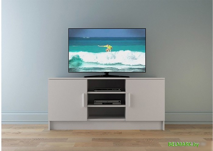 Тумба НК-Мебель Лофт ТВ (белый) - фото2