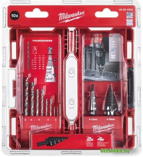 Набор оснастки Milwaukee 48899350 (10 предметов) - фото