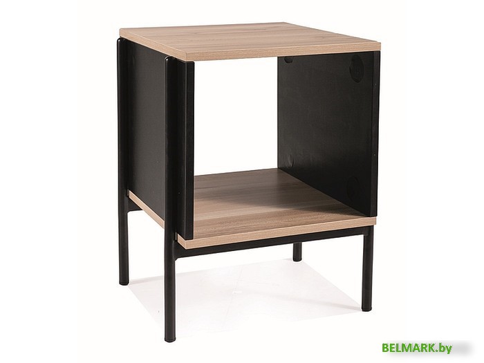 Журнальный столик Signal Karina B (дуб/черный мат) - фото2