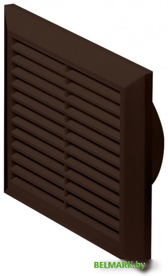 Вентиляционная решетка Awenta Classic T27BR 20х20/d150 (коричневый) - фото