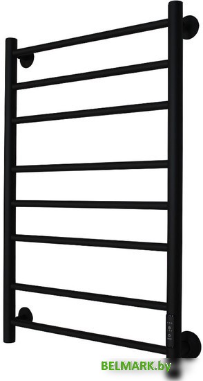 Полотенцесушитель Маргроид Ferrum Вид 10 СНШ 80x50 Черный матовый, скрытого монтажа, таймер справа - фото