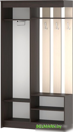 Стенка Памир ПВ-5 (ясень шимо темный/ясень шимо светлый) - фото2