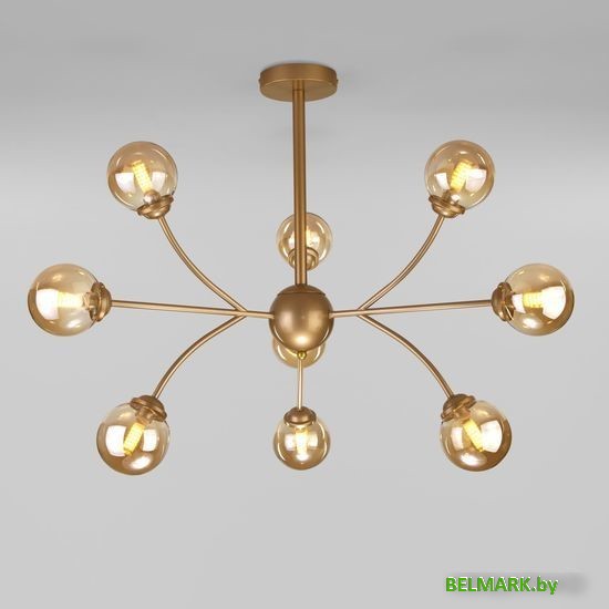 Люстра средней высоты Евросвет 30179 (матовое золото) - фото