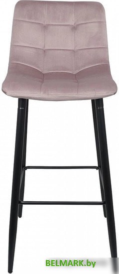 Стул AksHome Stella (пыльная роза, велюр HLR25/черный) - фото2