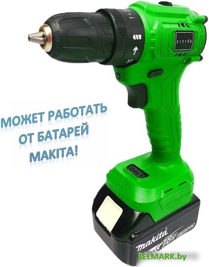 Дрель-шуруповерт Zitrek Greenpower 20 Pro SET 1 063-4061 (с 2-мя АКБ, кейс) - фото2