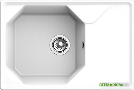 Кухонная мойка GranFest GF-U-740L (иней) - фото2