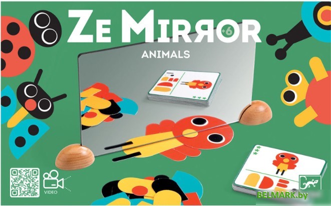 Развивающая игра Djeco Найди отражение. Животные 06483 - фото