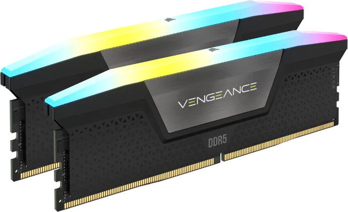 Оперативная память Corsair Vengeance RGB 2x16ГБ DDR5 5200 МГц CMH32GX5M2B5200C40 - фото