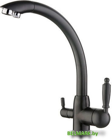 Смеситель Ledeme L4455F-3 (черный) - фото