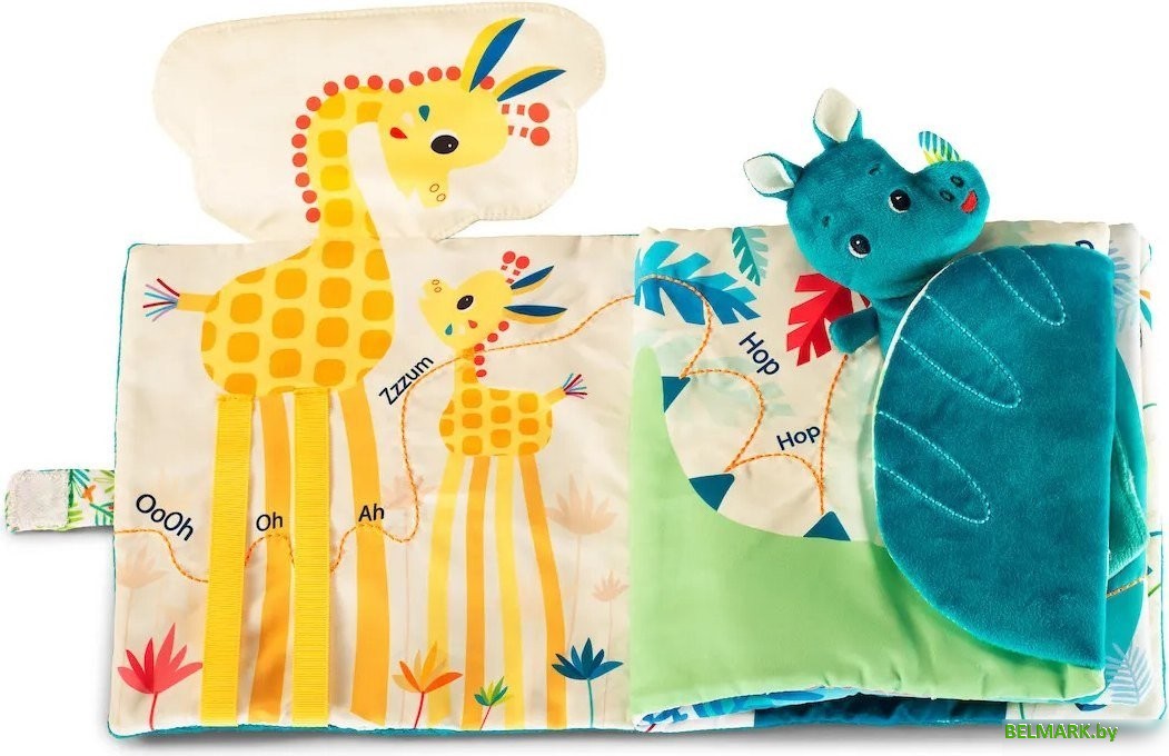 Развивающая игрушка Lilliputiens Книжка мягкая Мариус ищет папу 83099 - фото2