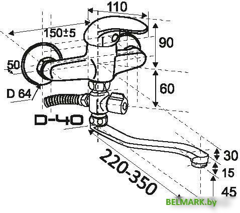 Смеситель ЦС ПП800032 - фото2