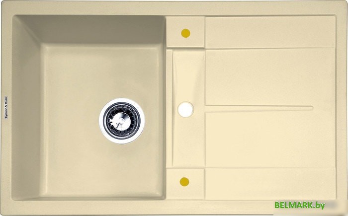 Кухонная мойка Zigmund & Shtain Rechteck 780 (молодое шампанское) - фото
