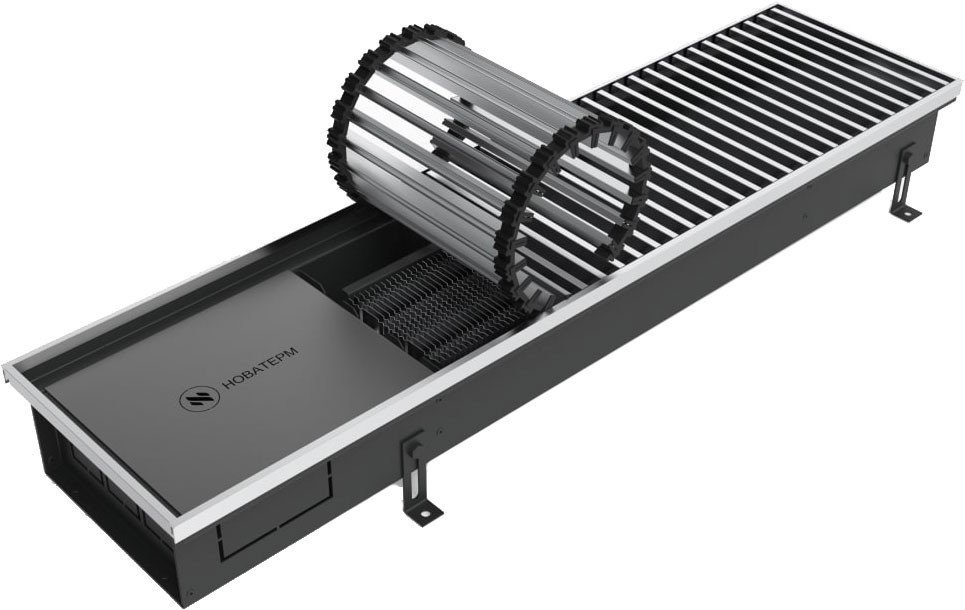 Внутрипольный конвектор Новатерм НТ-В-09/20/310 (алюминий) - фото