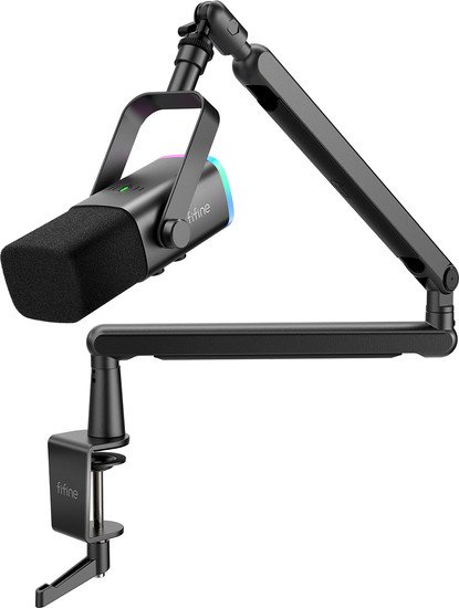 Проводной микрофон FIFINE TAM8 (черный) - фото