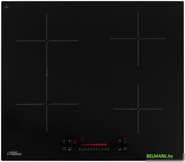 Варочная панель GrandGermes HDI-60BK-BX - фото