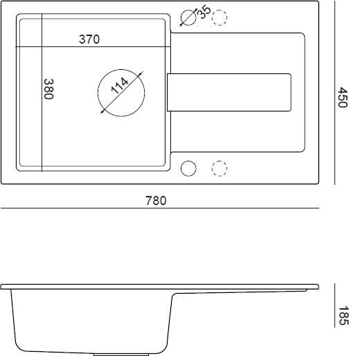 Кухонная мойка Quadron HCQC7845BEZKPC - фото2