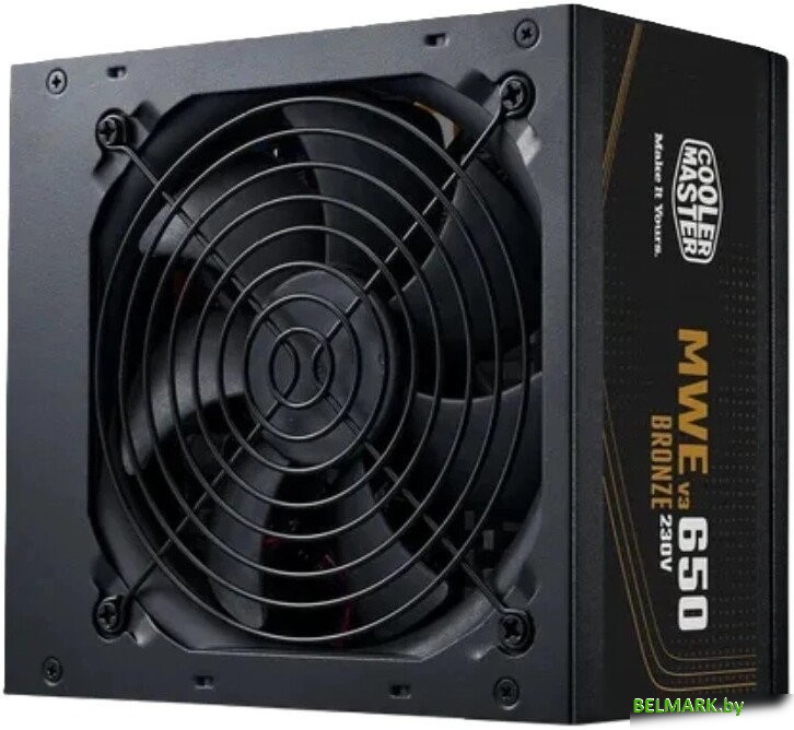 Блок питания Cooler Master MWE Bronze 650 V3 230V MPE-6501-ACABW-3BEU - фото