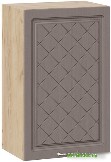 Шкаф навесной Трия Бьянка 1В45 (дуб крафт золотой/дуб серый) - фото