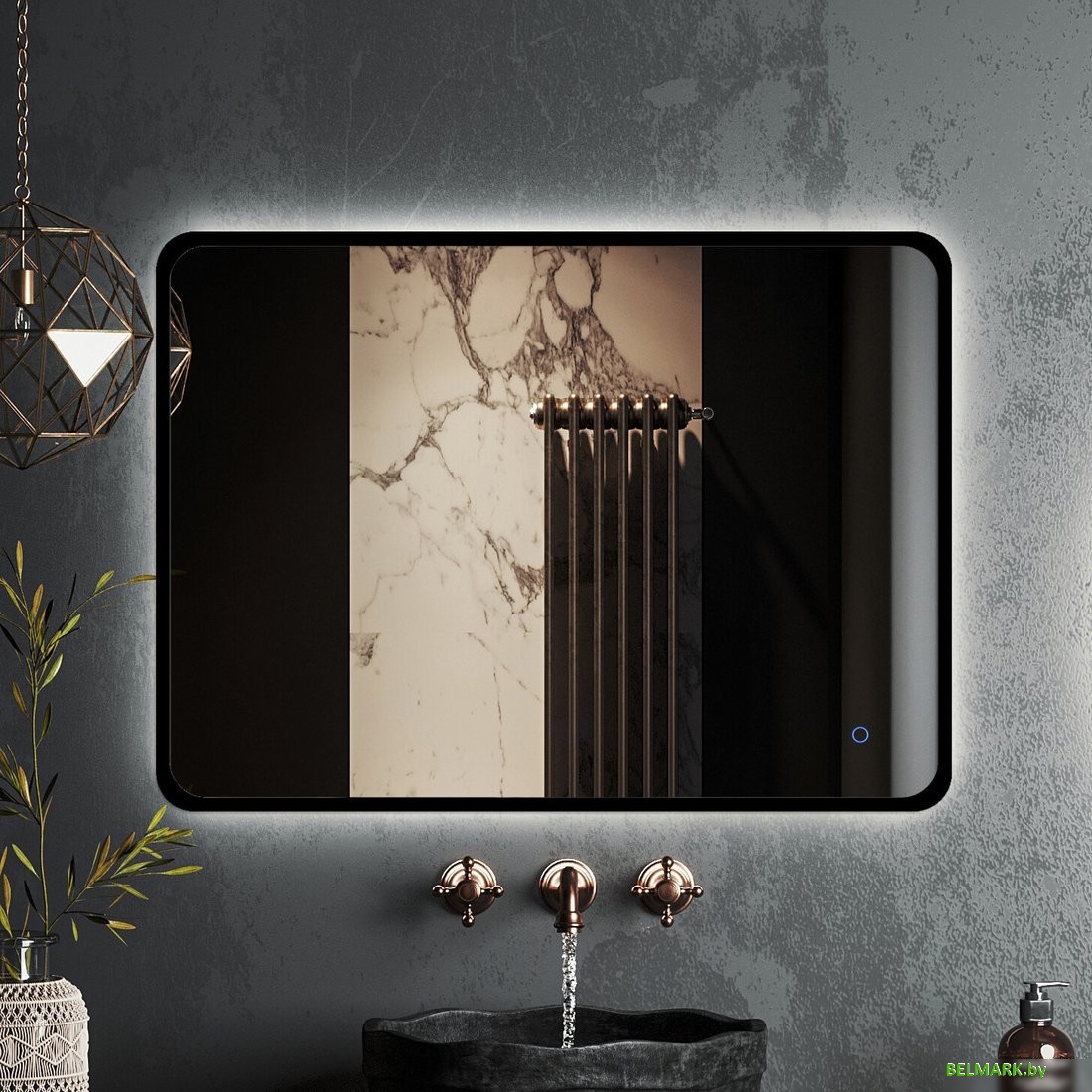 Roxen Зеркало Simon 510205-80B 80x70 - фото