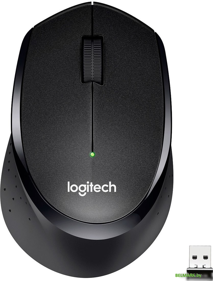 Мышь Logitech M330 Silent Plus (черный) - фото