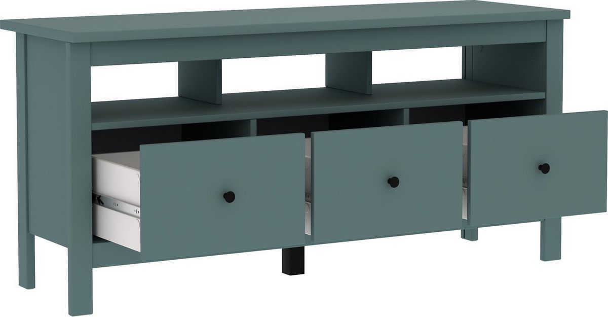 Тумба Mio Tesoro Сага 3 ящика 2.08.03.090.6 (темно-бирюзовый) - фото2