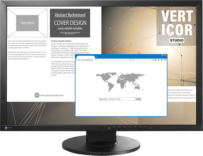 Монитор EIZO FlexScan EV2430-BK - фото