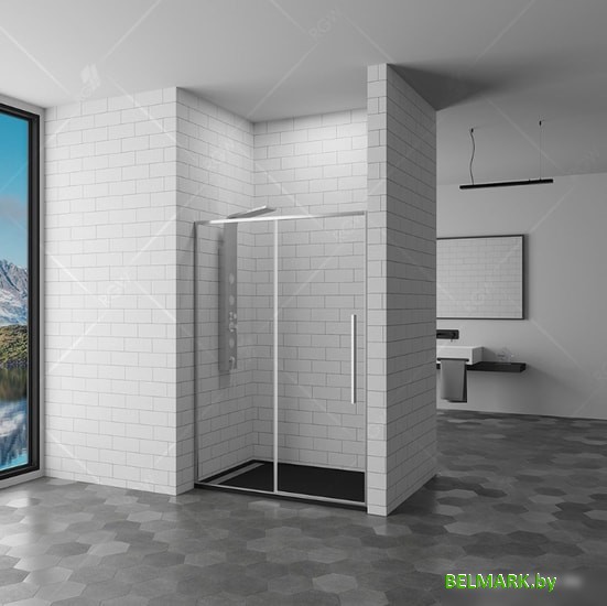 Душевая дверь RGW SV-12 150 (хром/прозрачное стекло) - фото2