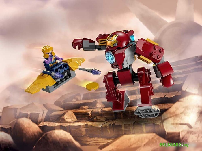 Конструктор LEGO Marvel Super Heroes 76263 Железный человек: Халкбастер против Таноса - фото2