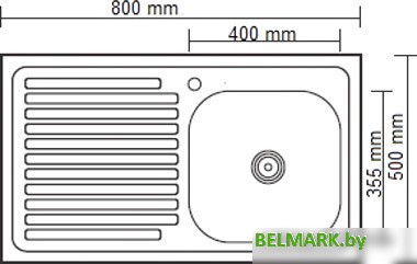 Кухонная мойка Ledeme L98050-R - фото2