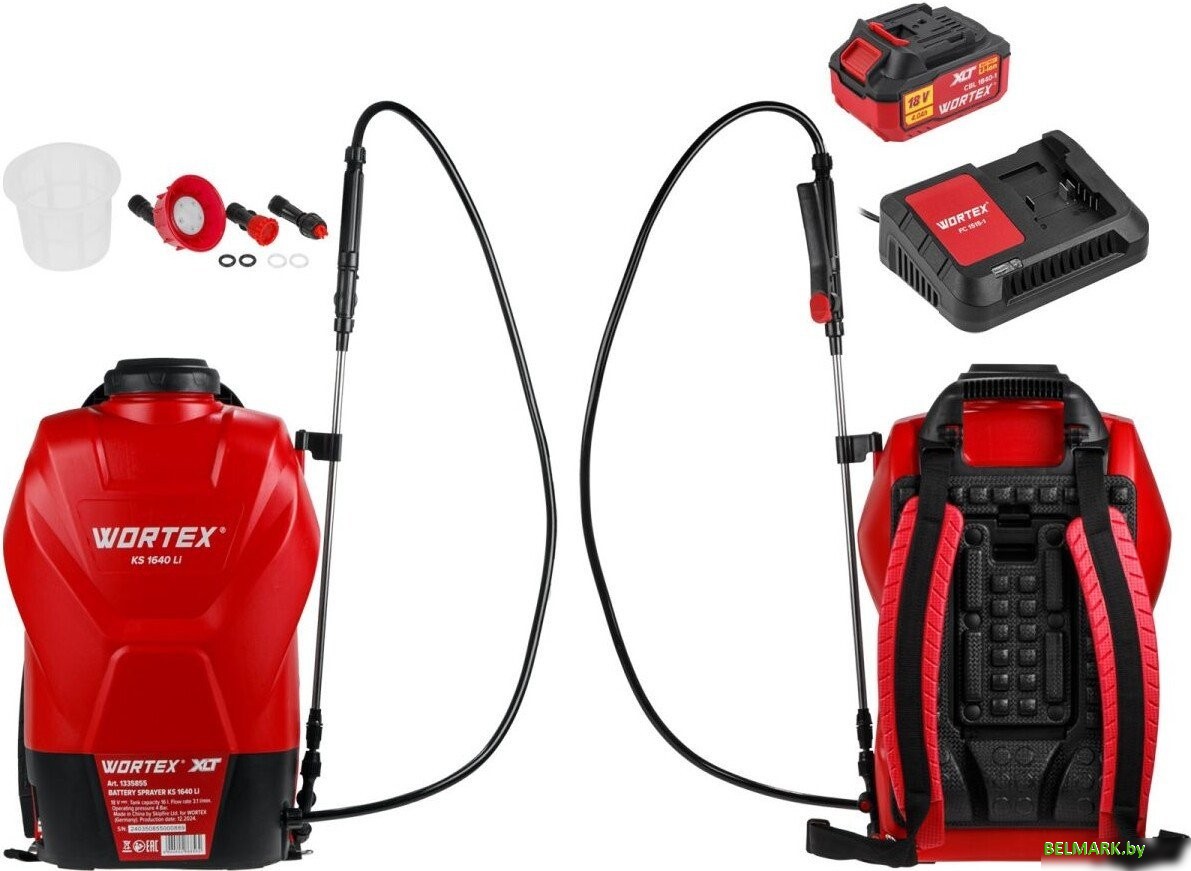 Аккумуляторный опрыскиватель Wortex KS 1640 Li ALL1 XLT SET 1335856 (с 1-им АКБ) - фото