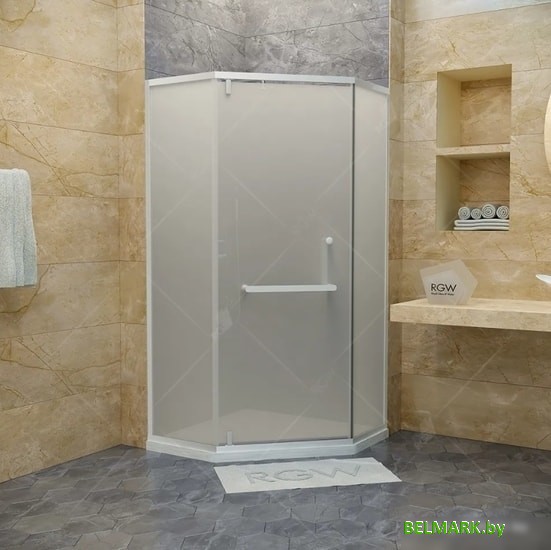 Душевой уголок RGW HO-084W 100x100 (белый/матовое) - фото2