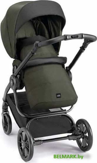 Универсальная коляска CAM Infinito (2 в 1, оливковый/рама матовый черный) - фото2