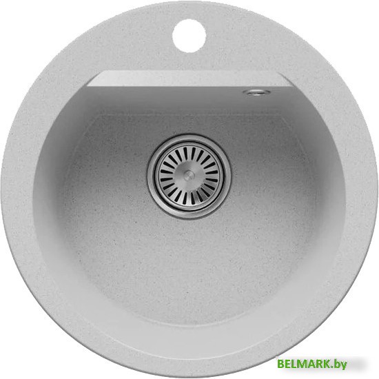 Кухонная мойка Polygran Atol-460 (светло-серый) - фото
