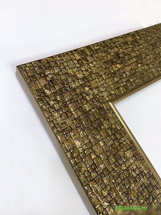 Зеркало Декарт Настенное в раме 8Л1669 (золотистый перламутр) - фото2