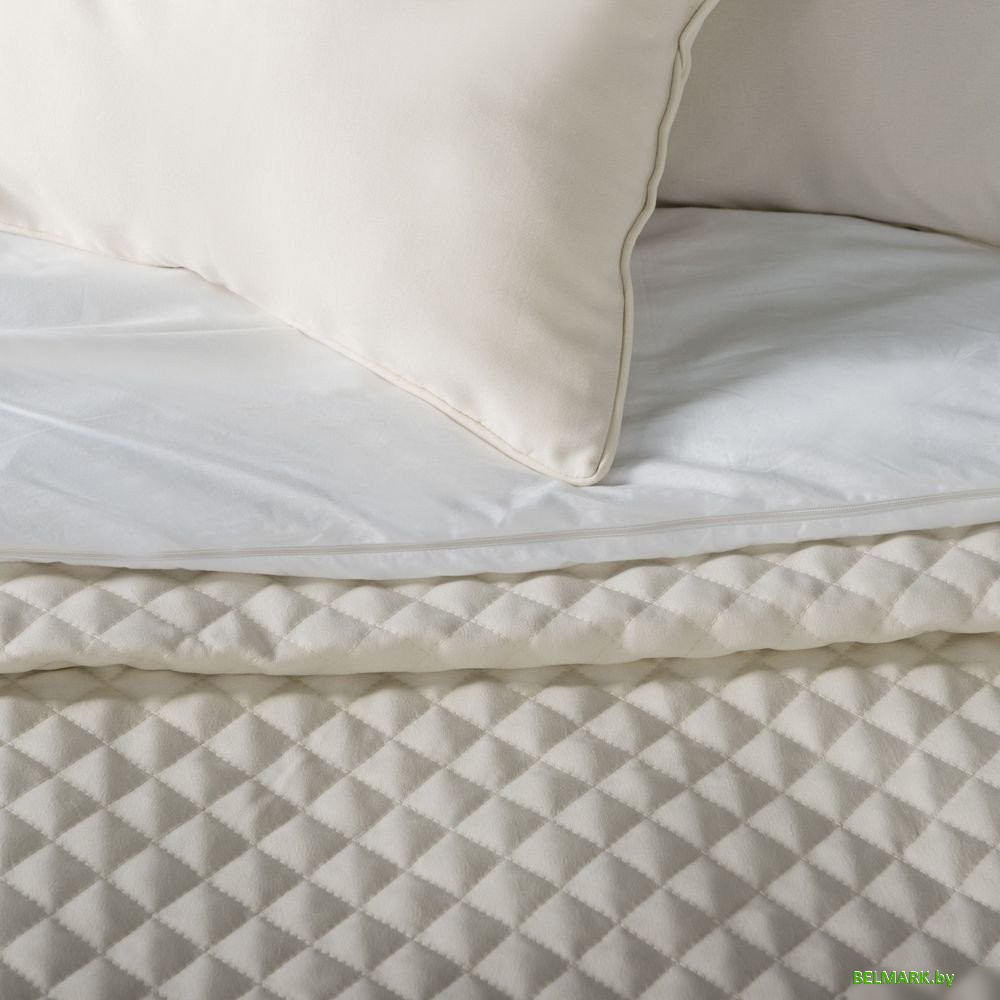 Набор текстиля для спальни Pasionaria Каспиан 230x250 с наволочками (молочный) - фото2