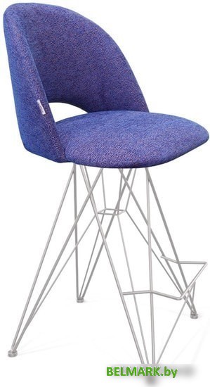 Стул Sheffilton SHT-ST34/S66-1 (синий мираж/хром лак) - фото