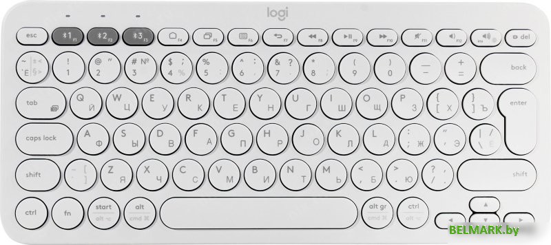 Клавиатура Logitech Multi-Device K380 Bluetooth 920-009163 (белый) - фото