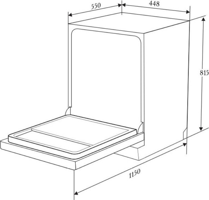 Встраиваемая посудомоечная машина ZUGEL ZDI457 - фото2