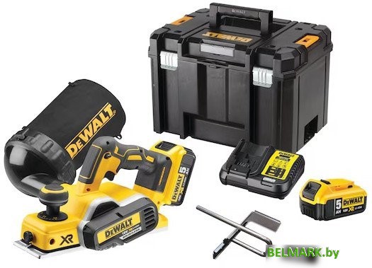 Рубанок DeWalt DCP580P2 (с 2-мя АКБ, кейс) - фото