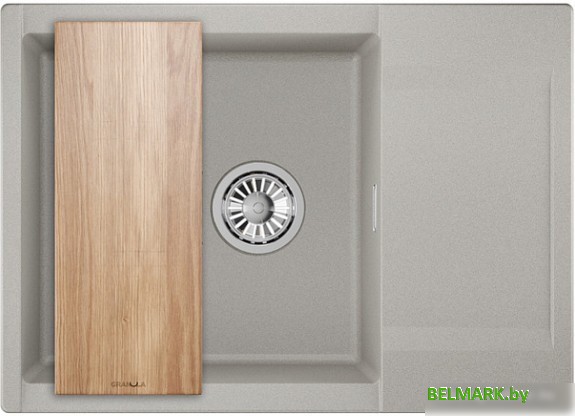 Кухонная мойка Granula ES-7003 (базальт) - фото