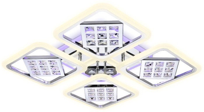 Припотолочная люстра Ambrella FA288/4 CH (хром) - фото2