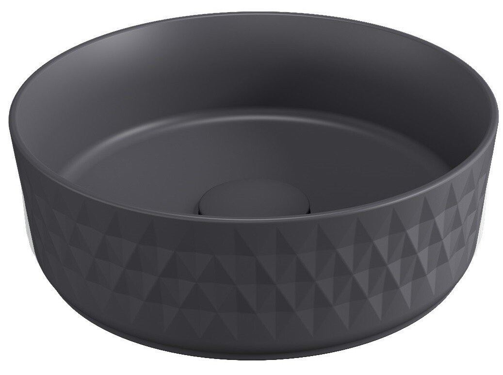 Умывальник Allen Brau Fantasy Romb 36 4.11033.AN антрацит - фото