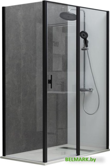 Душевой уголок Allen Brau Priority 90x90 304207 (черный браш) - фото