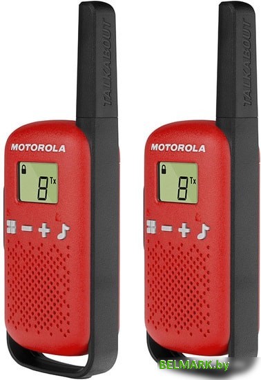 Портативная радиостанция Motorola Talkabout T42 (красный) - фото2